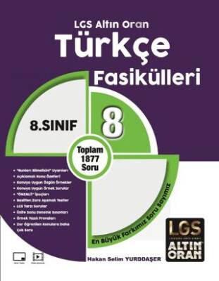 8. Sınıf LGS Altın Oran Türkçe Fasikülleri 8 Fasikül - 1