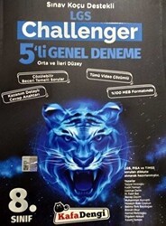 8. Sınıf LGS Challenger 5 li Genel Deneme - Kafa Dengi Yayınları