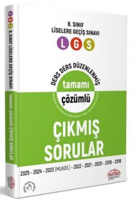 8. Sınıf LGS Ders Ders Düzenlenmiş Tamamı Çözümlü Çıkmış Sorular - 1