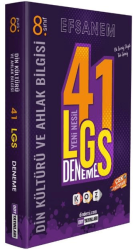 8. Sınıf LGS Din Kültürü ve Ahlak Bilgisi Efsane 41 Deneme - DDY Yayınları
