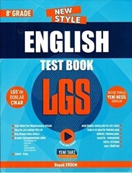 Yeni Tarz Yayınları 8. Sınıf LGS English Test Book - Yeni Tarz Yayınları