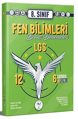 AV Yayınları 8. Sınıf LGS Fen Bilimleri 12 li Branş Deneme - 1