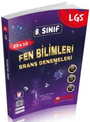 8. Sınıf LGS Fen Bilimleri Branş Denemeleri Soru Bankası - Zafer Yayınevi