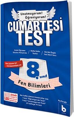 Basamak Yayınları 8. Sınıf LGS Fen Bilimleri Cumartesi Test - 1