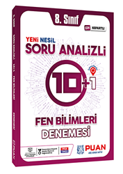 Puan Yayınları 8. Sınıf LGS Fen Bilimleri Soru Analizli Deneme - Puan Yayınları