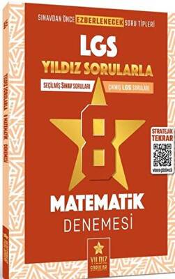 Yıldız Sorular Yayınları 8. Sınıf LGS Matematik 8 Deneme - 1