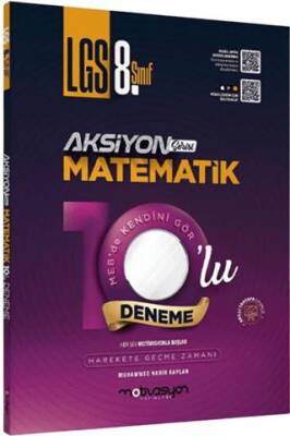 8. Sınıf LGS Matematik Aksiyon 10`lu Genel Deneme - 1