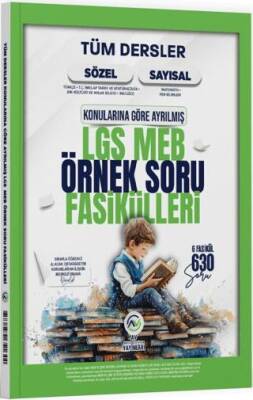 8. Sınıf LGS MEB Tüm Dersler Örnek Soru Fasikülleri - 1