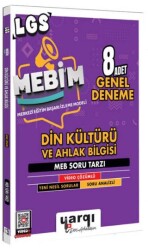 8. Sınıf LGS MEBİM Din Kültürü ve Ahlak Bilgisi 8 Adet Genel Deneme - Yargı Yayınevi