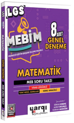 8. Sınıf LGS MEBİM Matematik 8 Adet Genel Deneme - 1