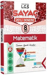 Evrensel İletişim Yayınları 8. Sınıf LGS Sayaç Matematik 20`li Deneme - Evrensel İletişim Yayınları