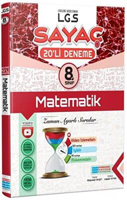 Evrensel İletişim Yayınları 8. Sınıf LGS Sayaç Matematik 20`li Deneme - 1