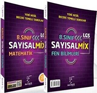 Karekök Yayıncılık 8. Sınıf LGS SayısalMix Matematik ve Fen Bilimleri - 1