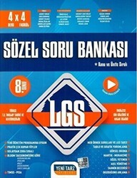Yeni Tarz Yayınları 8. Sınıf LGS Sözel Soru Bankası - Yeni Tarz Yayınları