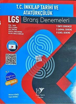 Beyin Takımı Yayınları 8. Sınıf LGS T.C. İnkılap Tarihi ve Atatürkçülük Branş Denemeleri - 1