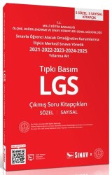 8. Sınıf LGS Tıpkı Basım Son 5 Yıl Çıkmış Soru Kitapçıkları - Sınav Yayınları