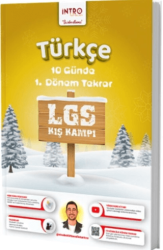 8. Sınıf LGS Türkçe 10 Günde 1. Dönem Tekrar Kış Kampı - İntro Yayınları