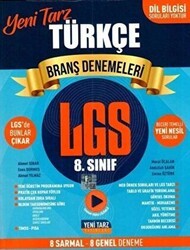 Yeni Tarz Yayınları 8. Sınıf LGS Türkçe Branş Denemeleri - Yeni Tarz Yayınları