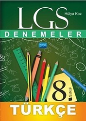 Nobel Sınav Yayınları 8. Sınıf LGS Türkçe Denemeler - 1