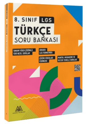 Marsis Yayınları 8. Sınıf LGS Türkçe Soru Bankası - 1