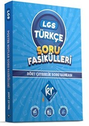 8. Sınıf LGS Türkçe Soru Fasikülleri Dört Çeyreklik Soru Bankası - KR Akademi Yayınları