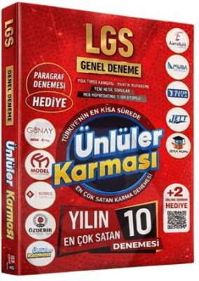 8. Sınıf LGS Ünlüler Karması 10`lu Deneme - 1