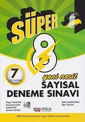 Nitelik Yayınları - Bayilik 8. Sınıf LGS Yeni Nesil Süper Sayısal 7 Deneme - Nitelik Yayınları - Bayilik