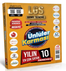 Ünlüler Karması 8. Sınıf LGS Ünlüler Karması 10 + 2 Deneme - 1