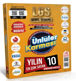 Ünlüler Karması 8. Sınıf LGS Ünlüler Karması 10 + 2 Deneme - 1