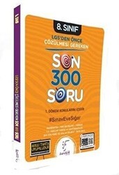 Karekök Yayıncılık 8. Sınıf LGS`den Önce Çözülmesi Gereken Son 300 Soru - Karekök Yayıncılık
