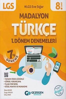 8. Sınıf Madalyon Türkçe LGS 1. Dönem 7`li Denemeleri