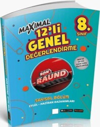 8. Sınıf Maksimal 12`li Son Raund Sayısal Deneme Seti - Artı Zeka Yayınları