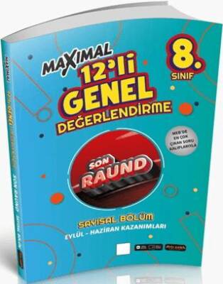 8. Sınıf Maksimal 12`li Son Raund Sayısal Deneme Seti - 1