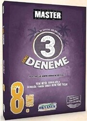 8. Sınıf Master 3 Deneme - Okyanus Yayınları