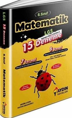 Aydın Yayınları LGS 8. Sınıf Matematik 15 Deneme - 1