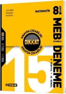 8. Sınıf Matematik 15 Deneme - 1