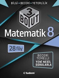 Tudem Yayınları - Bayilik 8. Sınıf Matematik 3 Boyut - Tudem Yayınları - Bayilik
