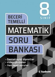 Tudem Yayınları - Bayilik 8. Sınıf Matematik Beceri Temelli Soru Bankası - Tudem Yayınları - Bayilik