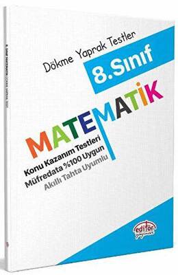 Editör Yayınevi 8. Sınıf Matematik Dökme Yaprak Testler - 1
