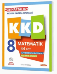 Kurmay Yayınları 8. Sınıf Matematik Kazanım Kavrama Denemeleri - Kurmay Yayınları