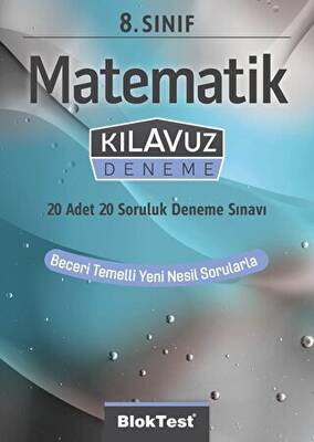 Tudem Yayınları - Bayilik 8. Sınıf Matematik Kılavuz Deneme - 1