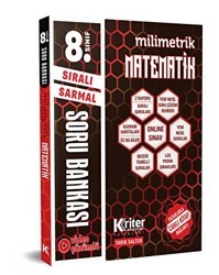 Kriter Akademi 8. Sınıf Matematik Milimetrik Soru Bankası - Kriter Akademi