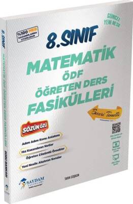 Saydam Yayınları 8. Sınıf Matematik ÖDF Öğreten Ders Fasikülleri - 1