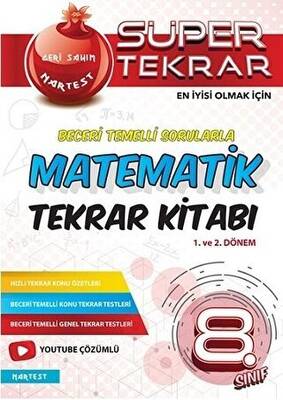 Nartest Yayınevi 8. Sınıf Matematik Son Tekrar Geri Sayım - 1
