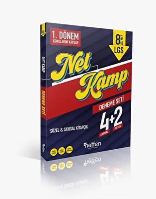 Netfen Yayınları 8. Sınıf Net Kamp Deneme 1.Dönem 4+2 - 1