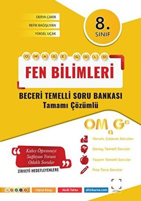 Omage Yayınları 8. Sınıf Omage Gold Fen Bilimleri Soru Bankası - 1