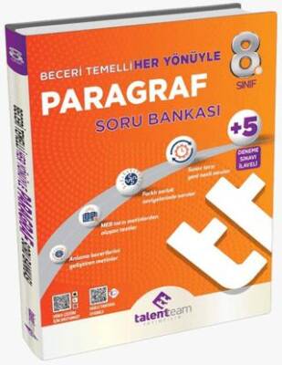8. Sınıf Paragraf Başlangıç Soru Bankası - 1