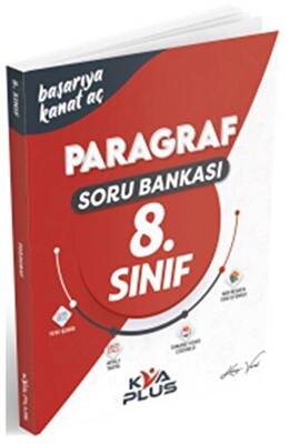 Koray Varol Akademi 8. Sınıf Paragraf Plus Serisi Soru Bankası - 1