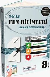 Zeka Küpü Yayınları 8. Sınıf Pisagor 16`lı Fen Bilimleri Denemesi - 1