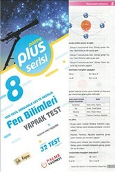 8. Sınıf Plus Serisi Fen Bilimleri Yaprak Test - Palme Yayınları